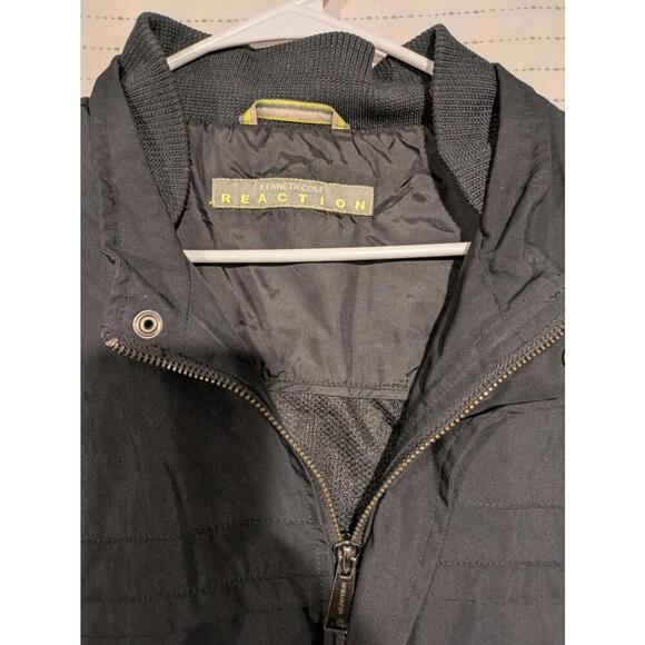 Kenneth Cole Reaction Men's Black Windbreaker Jacket Vented - Size XXL - Picture 2 of 7